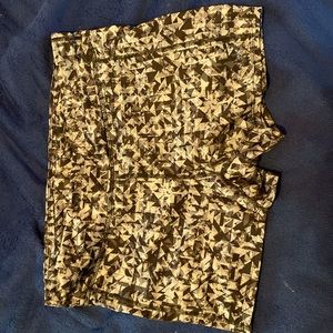 Geometric Bike Shorts